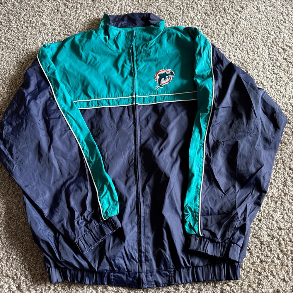 Vintage Reebok Miami Dophins Windbreaker